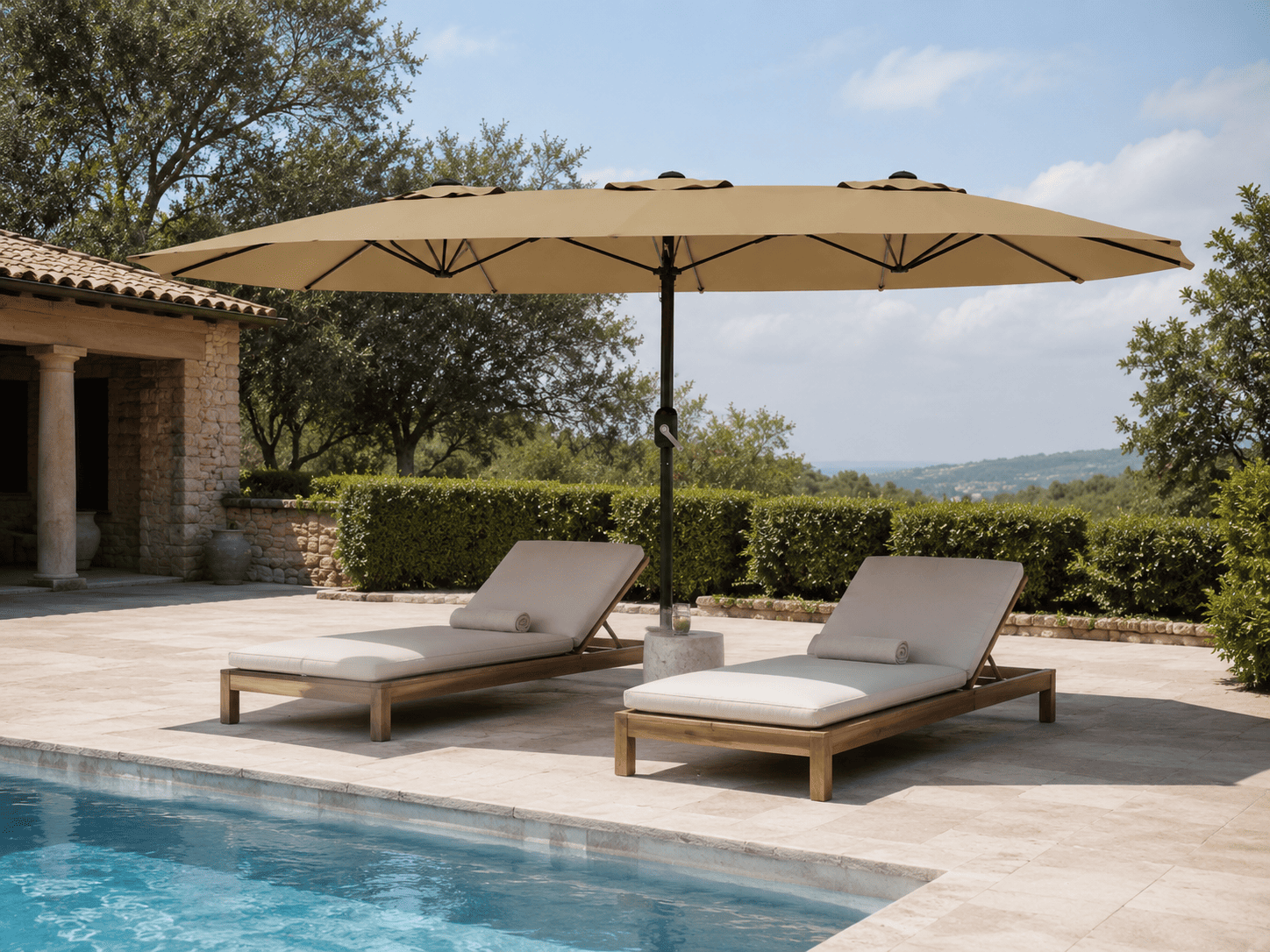 Parasol de jardin Mirage